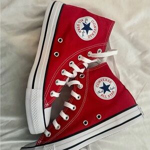 Converse All Star Red Canvas High-Tops